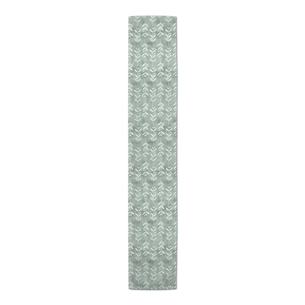 16 Green Table Pattern x 72 Poly Products Twill Creative Runner Vine Leafy Soft