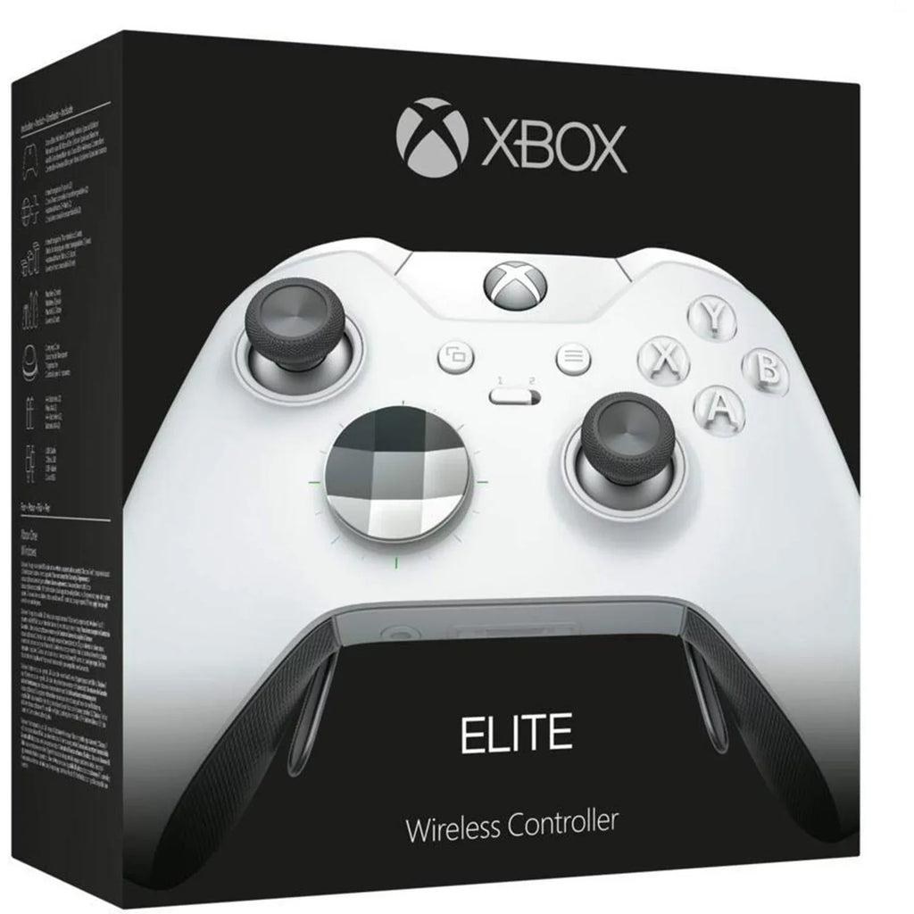 Xbox White, Platinum Retail NON Elite (Refurbished) Restored One Wireless Controller, Box
