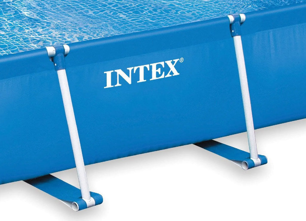 Pack) Swimming Above Rectangular-Frame Baby (Open Ground Box) (4 Intex Pool