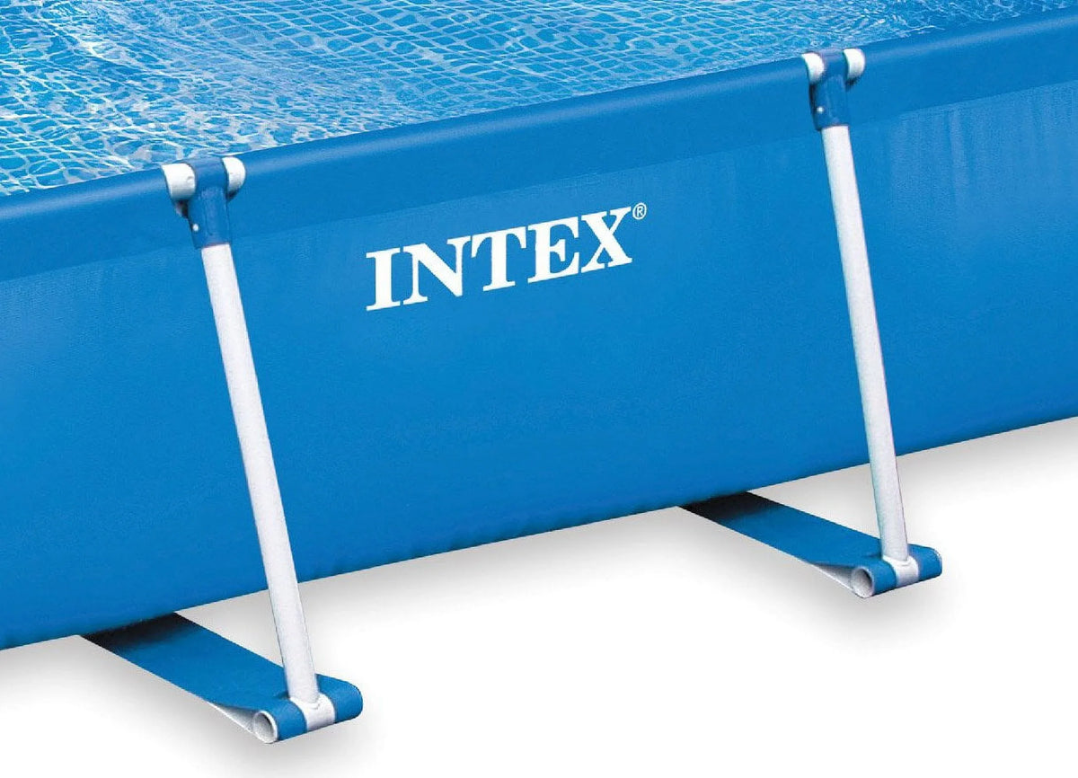 Pack) Swimming Above Rectangular-Frame Baby (Open Ground Box) (4 Intex Pool