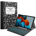 11 inch Cover Tab Galaxy Slim Pen / Holder] Galaxy Wireless (2022) 7 [S Tablet, Composition Keyboard for with Fintie S8 (2020) Color Tab S7 Case Detachable Keyboard, Backlit Stand Bluetooth