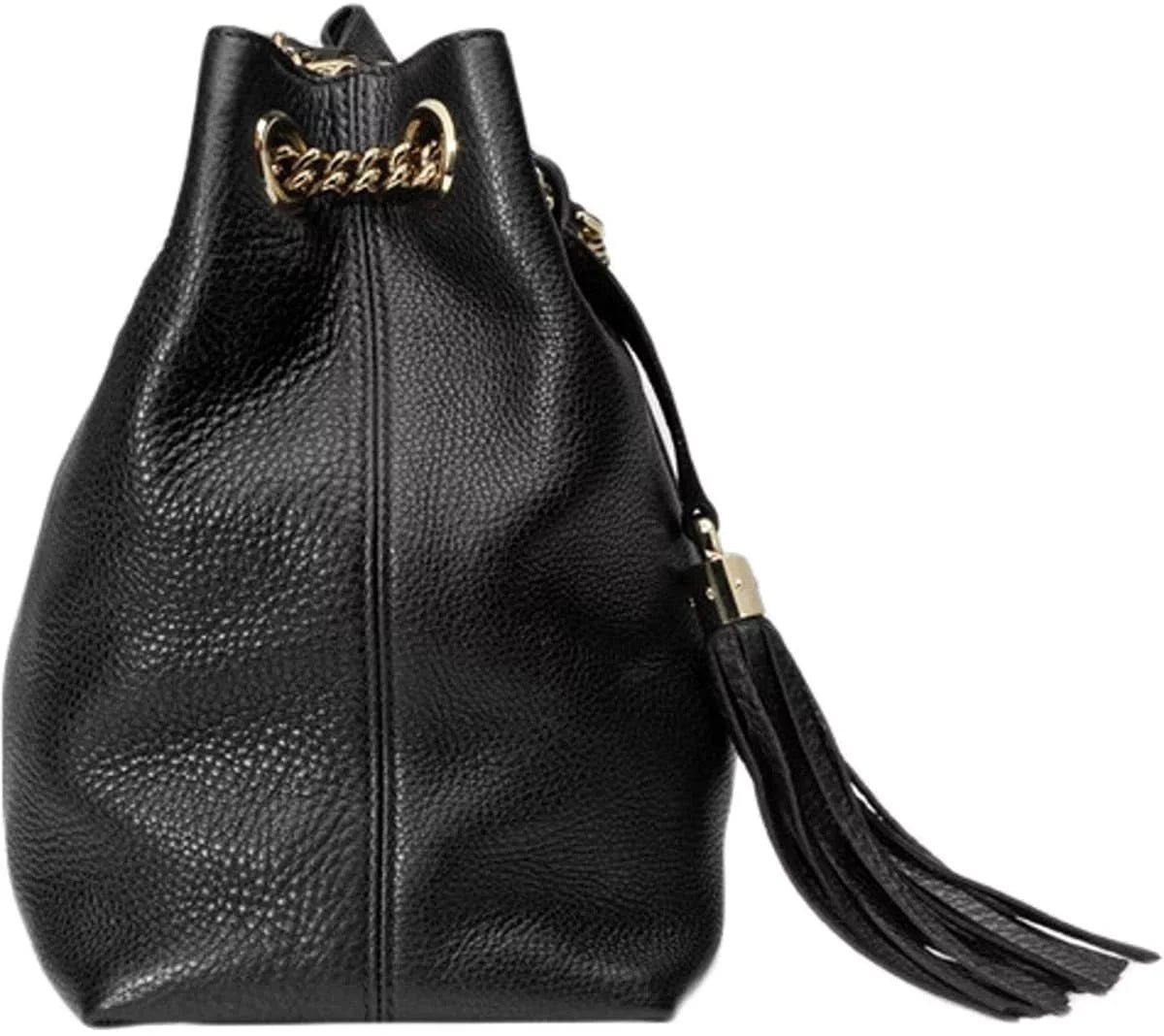 Handbag Black Leather Soho Chain Shoulder