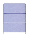 3-Up Paper, 100 with 12 SHEETS Checks, Check Background High-Security - OF Pattern, x 8-1/2" Features Blue 11", Security PACK Complex Microperfed w Zapco