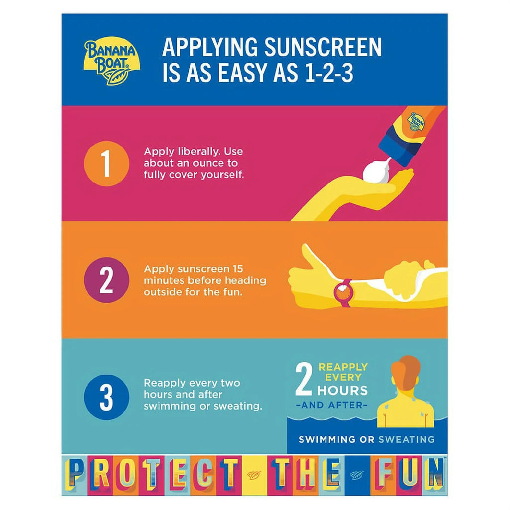 Protect Boat Sunscreen Kids SPF 100 Banana & Clear Max Spray Play