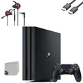 Gaming Microphone Black + 1TB Used With Pro PlayStation Bundle Console AXTION BOLT Gaming Earbuds 4