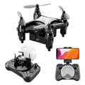 2pcs Foldable Click Mini Beginners With Drones Kids,RC Gift Landing for Aircraft Suitable for Camera Quadcopter K01 HD One Drone and and Toys Take-off Batteries,Headless RC