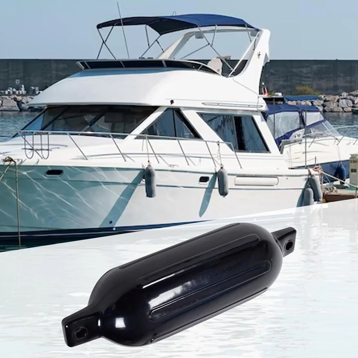 for Sailboat Bass Small Pontoon Accessories Anchor Bumper for Ribbed 14cmx50cm Boat Boat Boat Small Protection Boat Docking