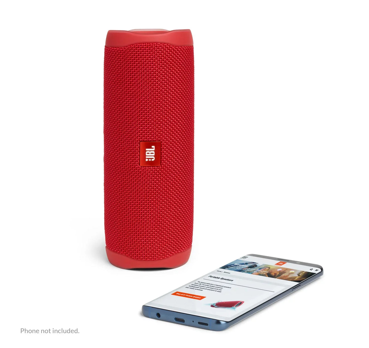 Bluetooth 5 Red Speaker JBL Restored (Refurbished) Portable Flip