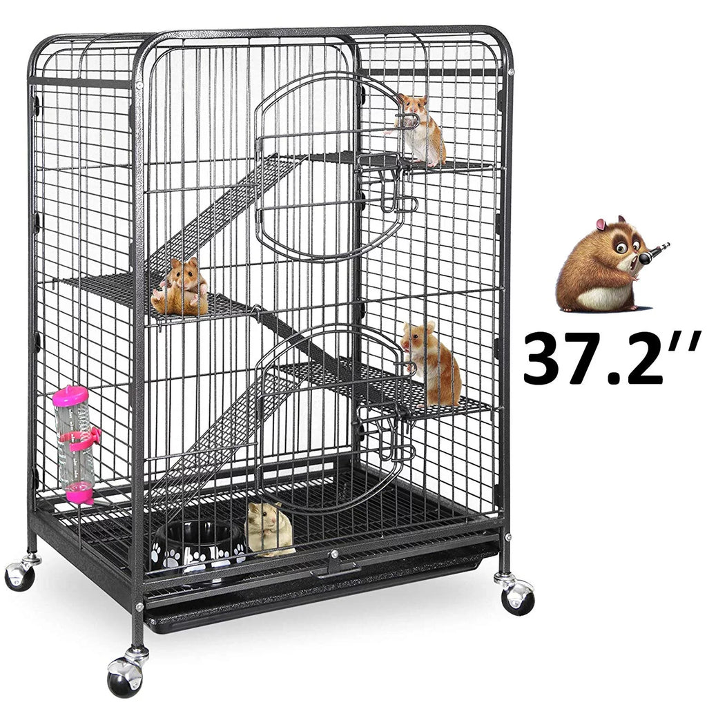 Chinchilla Rat Pig Small Guinea 4 37" ZenStyle House Cage Rabbit Levels Animal Ferret