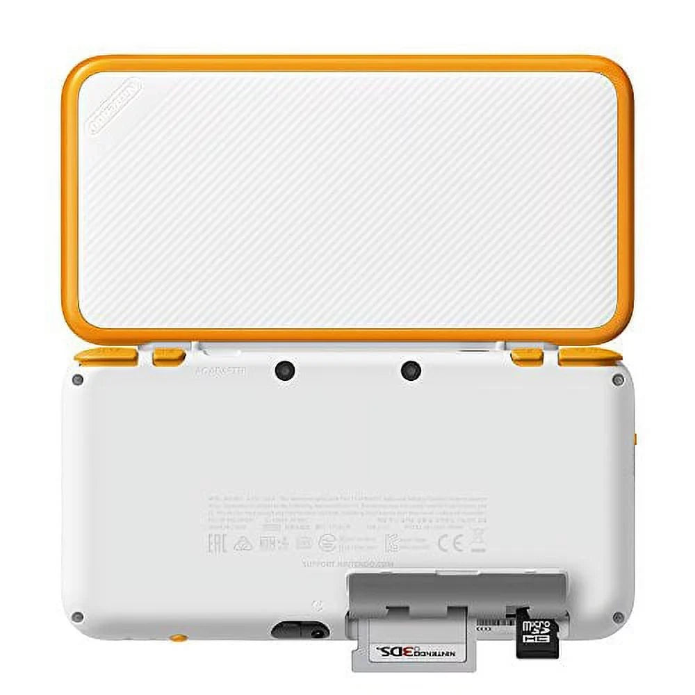 w/ SD Charger Nintendo and Stylus Orange Restored Console (Refurbished) XL Gaming 2DS New White Card