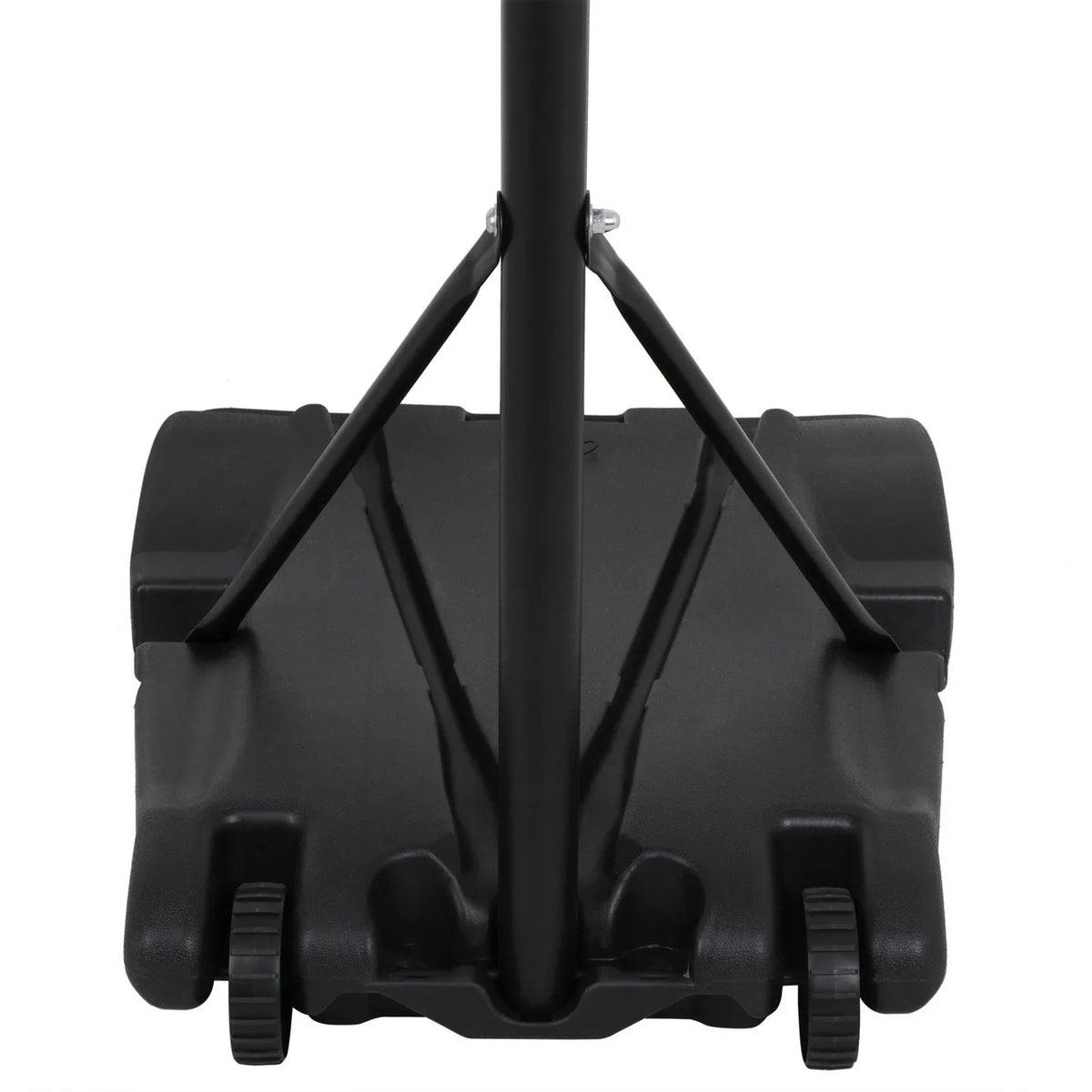 Height ZENY Basketball Stand Wheels 4 Hoop -7 Basketball FT W/ Portable Black Adjustable