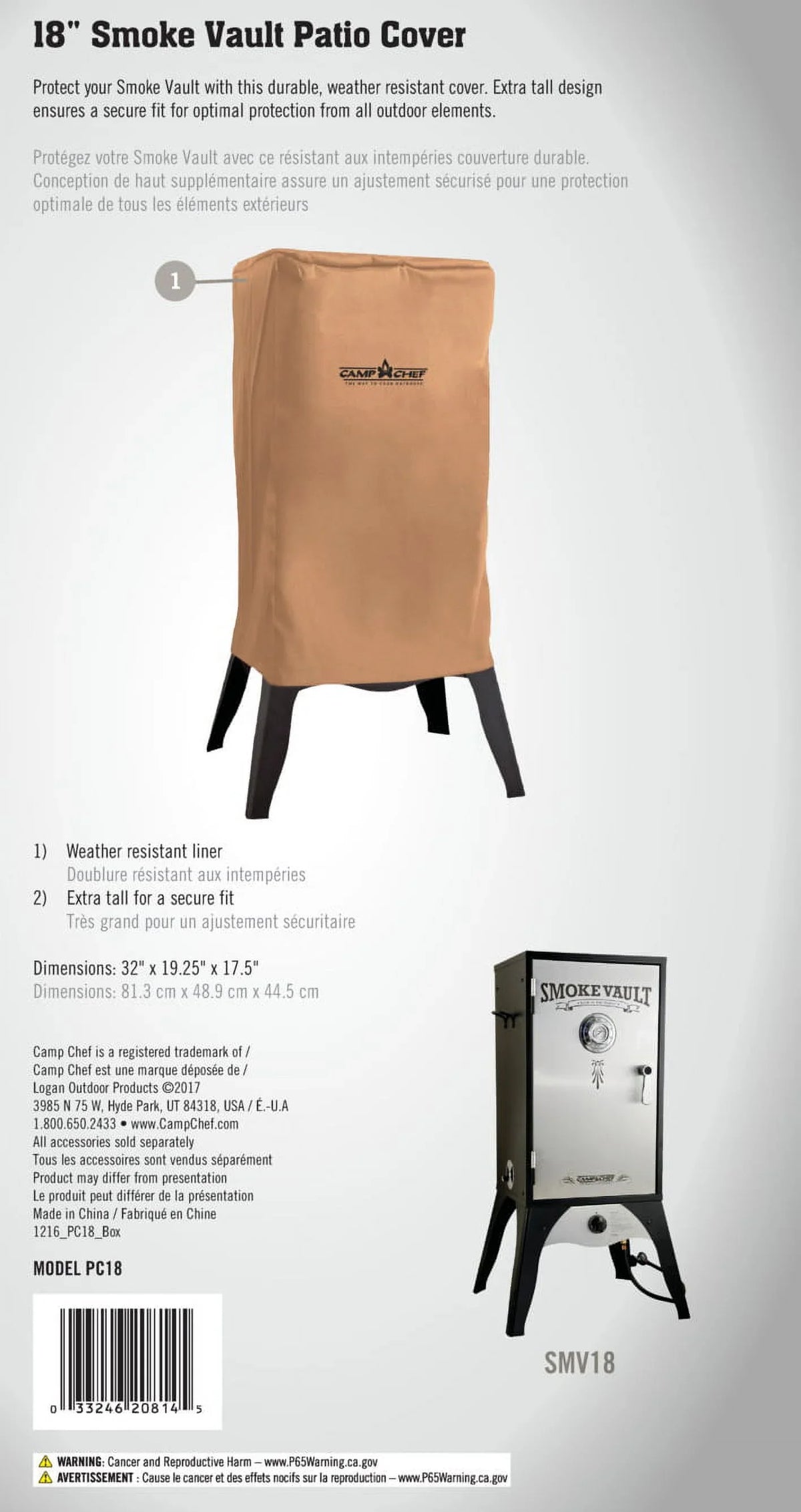 Camp Cover Protective Patio Chef PC18