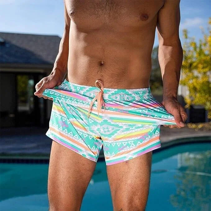 5.5” Inseam M Board Men’s dimension Trunks, Swimming Chubbies Stretch Swim Shorts,