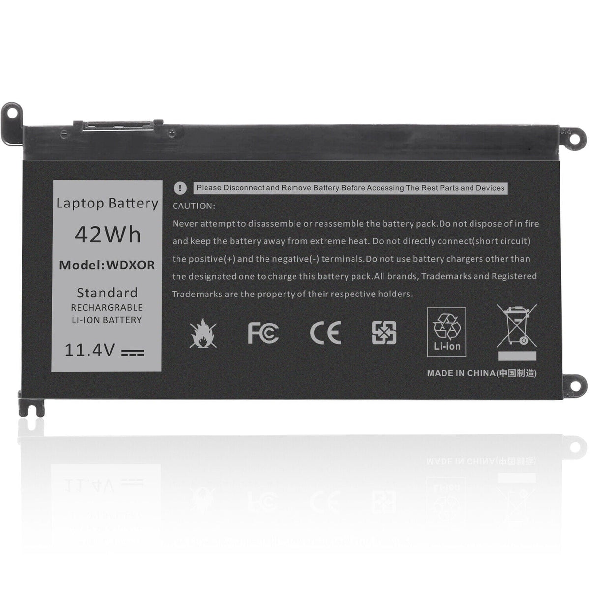 WDX0R 5368 For 5565 Battery 15 5379 5378 Inspiron 5568 5567 WDXOR 5578 13
