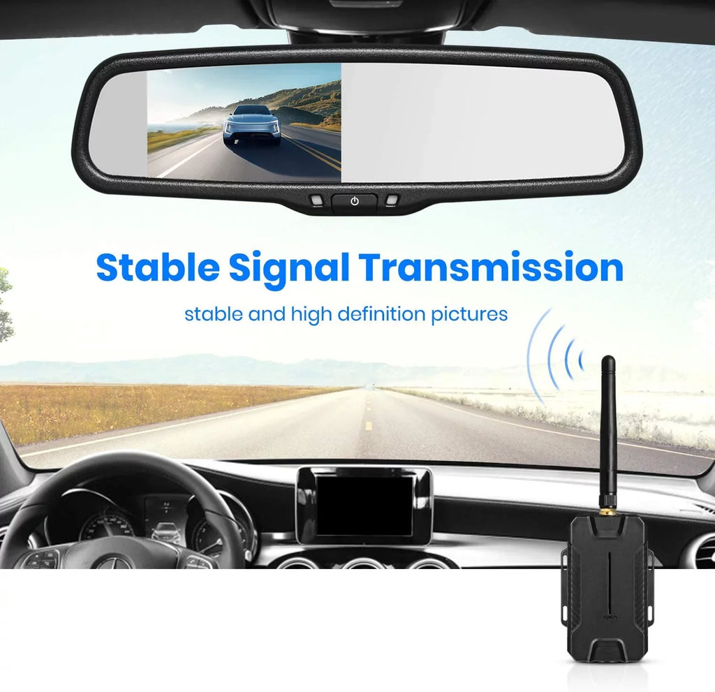 Rear Reversing System Vehicles Backup Trucks, Oem View for Super (T1400U) Car Camera Wireless Backup Look Night for Mirror Vision Camera Camera Auto-Vox