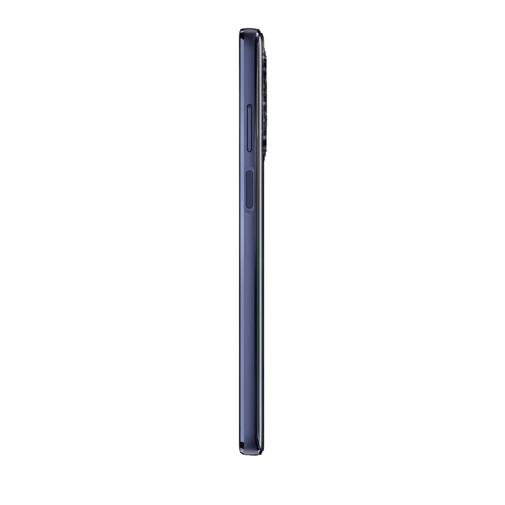 (Refurbished: 5G (2022) Unlocked,128 Moto Storage Blue Smartphone, Pre-Owned Good) GB + Stylus RAM, Fully Motorola GB 4 G Steel