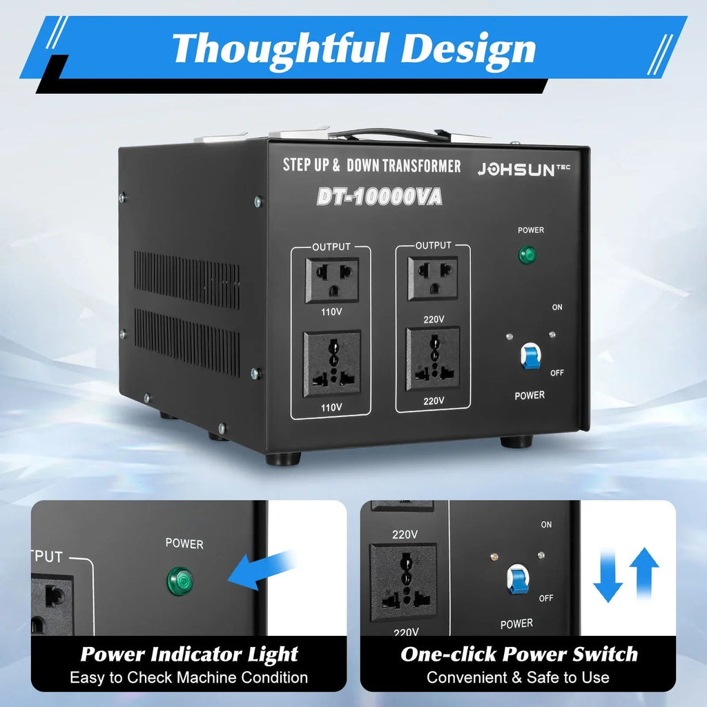 220V 110V Heavy Duty Wuzstar Step Voltage Converter Converter Up Down Transformer Electric to/from Step