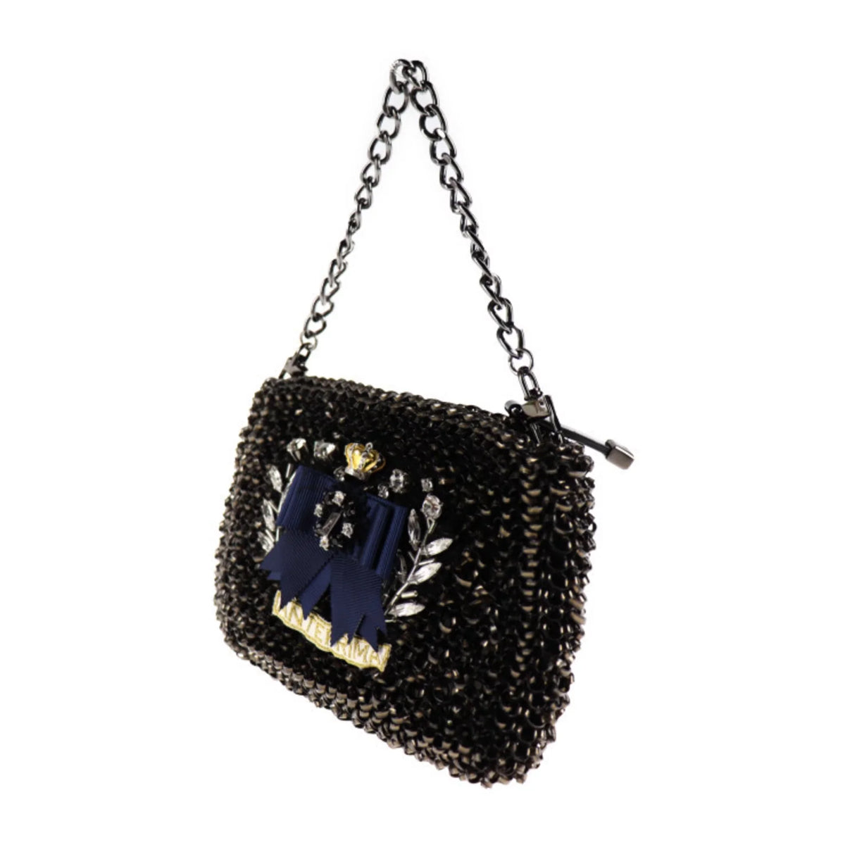 PVC Black Clutch Pre-Owned Anteprima Handbag (Good) Wire Bag Shoulder Bijou Series ANTEPRIMA 3WAY Second