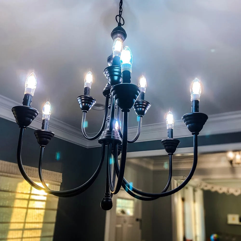 40 WiFi Watt Smart Chandelier Bulb Connected 3-Pack 90CRI LED B11 Equivalent Light Bulbrite Solana