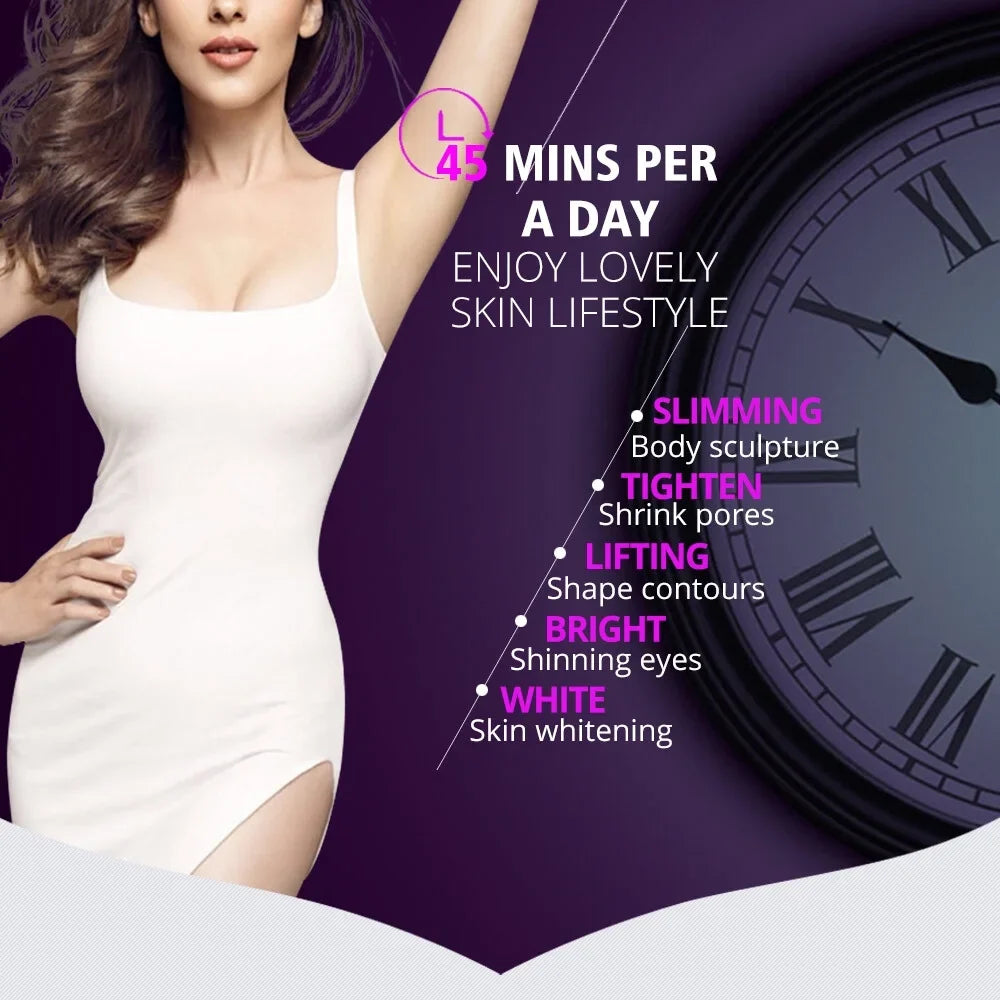 Body Cavitation 2.5 Cold Multipolar Hammer Machine Face Bio Photon Care 5in1 Massager Aristorm Machine, Cavi