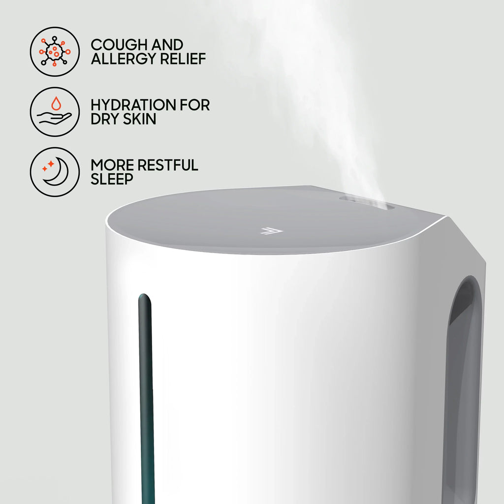 Humidifier Image Gallon with Pitcher Tank Sharper Customizable Light, 8 MIST 0.65 Cool Ultrasonic Mist,