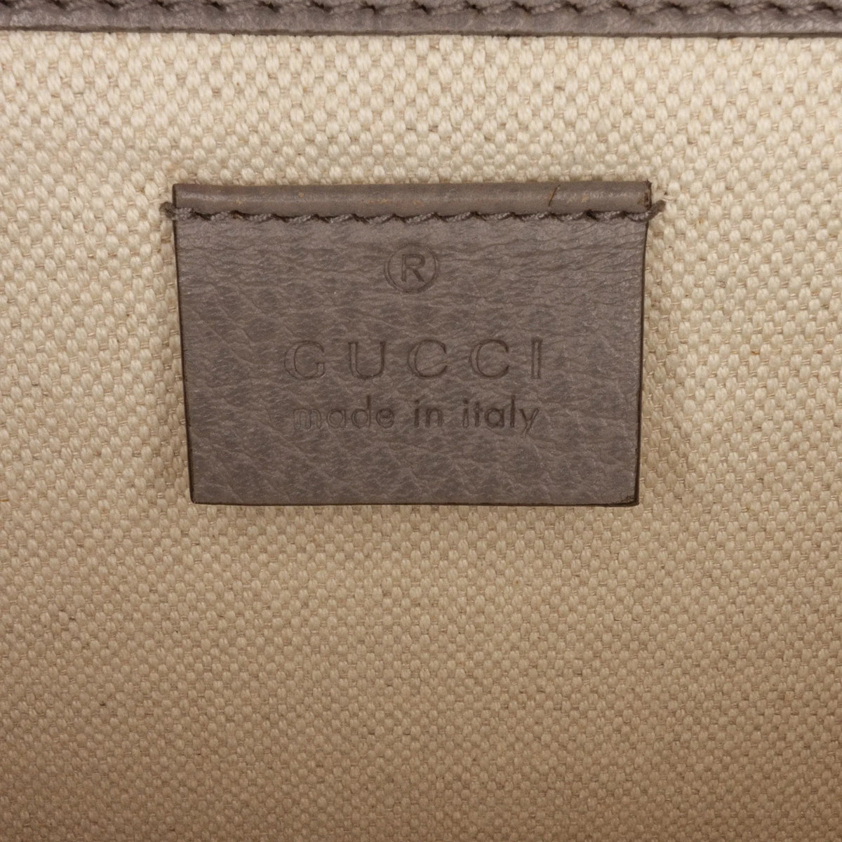 Authenticated Unisex Shoulder Calf Pre-Owned Gray Bag Dionysus Small Leather (Good)