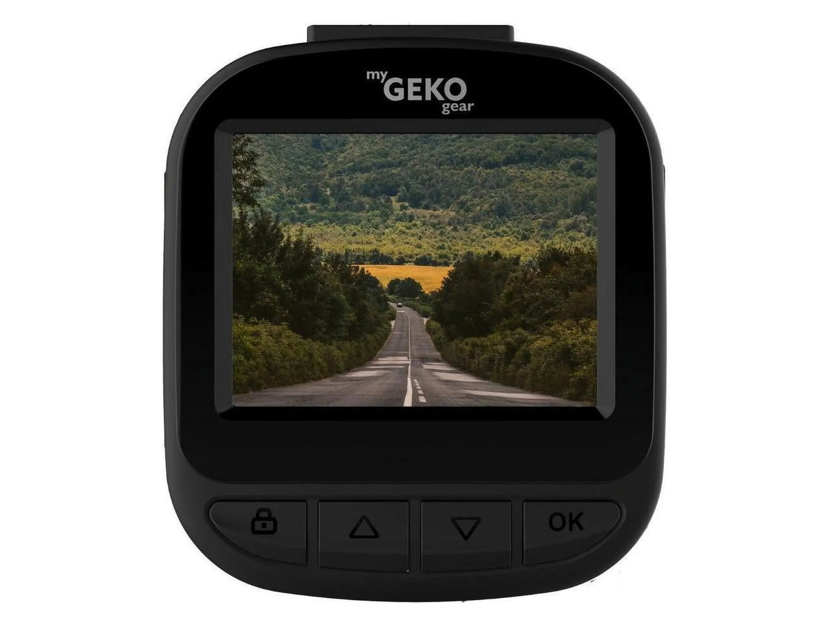 SD Night with Orbit GEKO Card 530 Micro Cam Papago 1296p and 16GB Dash Vision