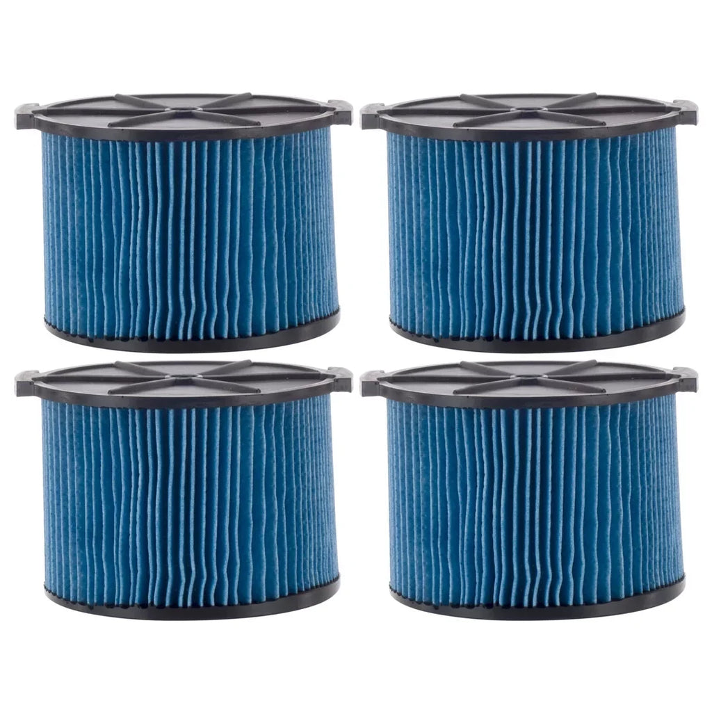 Gallon 3-4.5 Cartridge Replacement Part & Fine with Vacuums Compatible Dust 3-Layer 4 Wet Portable Filter Dry Pack VF3500 26643 RIDGID
