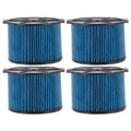 Gallon 3-4.5 Cartridge Replacement Part & Fine with Vacuums Compatible Dust 3-Layer 4 Wet Portable Filter Dry Pack VF3500 26643 RIDGID