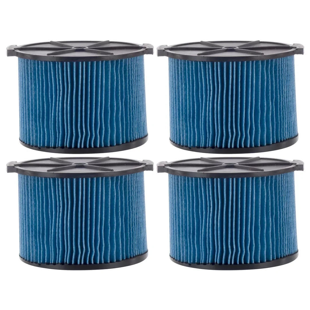 Gallon 3-4.5 Cartridge Replacement Part & Fine with Vacuums Compatible Dust 3-Layer 4 Wet Portable Filter Dry Pack VF3500 26643 RIDGID
