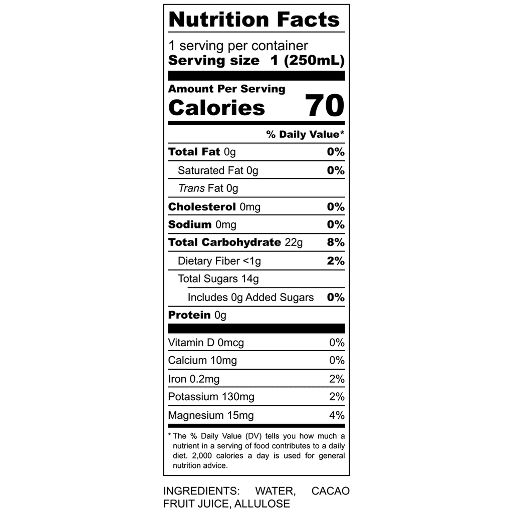 Cacao Fruit Hydration. Pack Highest Natural Electrolytes of Cocoa Cans Healthy bevCacao Energy Drink| Improves | Superfruit Antioxidant Boost the 8 8.4oz | | Juice Pod.