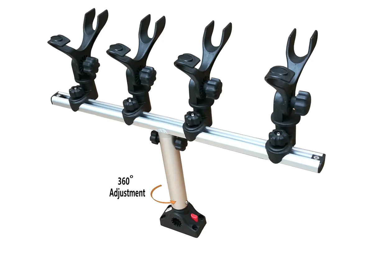 System With Crappie Deck/Side Rod Brocraft Mount Holder