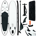 Paddleboard Inflatable White and Black Set MABOTO