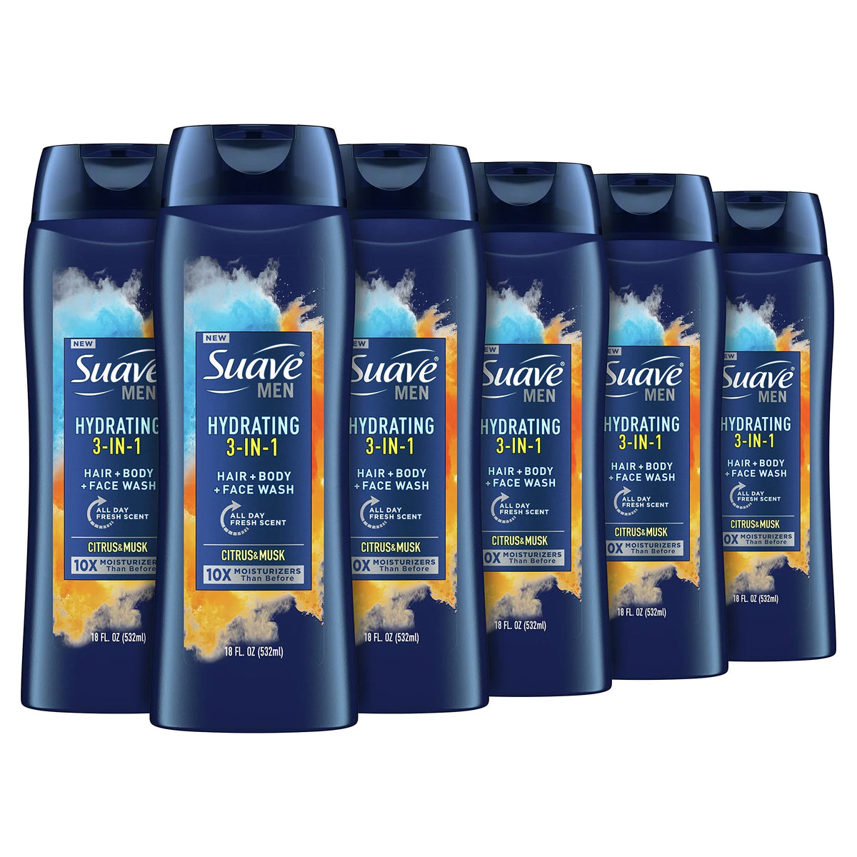 Day 18 Suave Body And Hair Scent Skin And Hair An Hydrating Body Count Musk Fresh 3 With Wash Face 1 Hydrated Soap Oz. Citrus In For All And 6