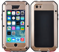 Shockproof (Gold) Travel exterior Plus Protection, Gorilla Glass Military Case Duty Grade Resistant and Scratch 6s Rugged iPhone Metal Aluminum Heavy