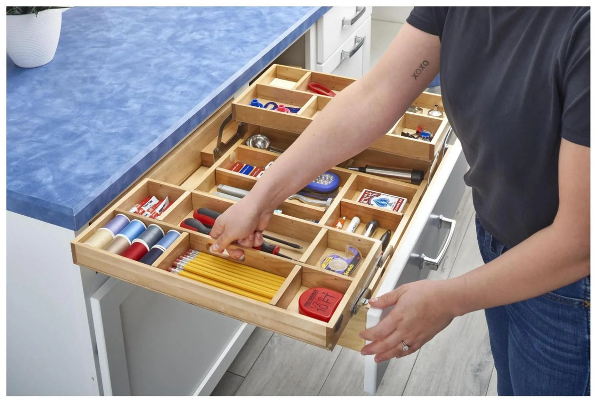 Kitchen Tiered 4Wtmd 4Wtmd-24H-1 Organizer Series Rev-A-Shelf 24" - Drawer Cabinets For