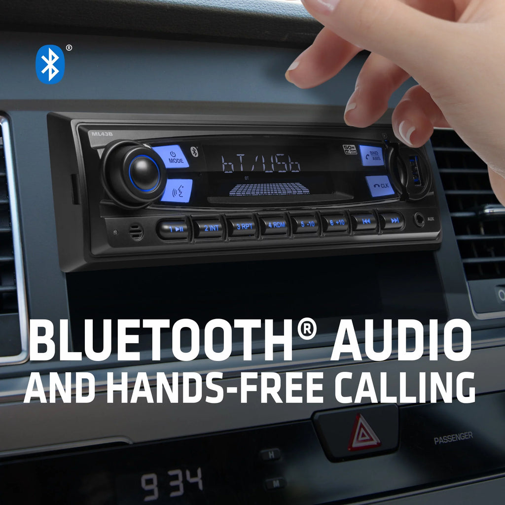 Storm Bluetooth, CD, USB, Car Laboratories AM/FM SD, No ML43B Sound Stereo,