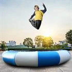 Floating Trampoline 880lbs Pool Sport Blue 17-ft Swimming DENEST Max Island Inflatable liquid Capacity Lake 400kg/ liquid Bounce