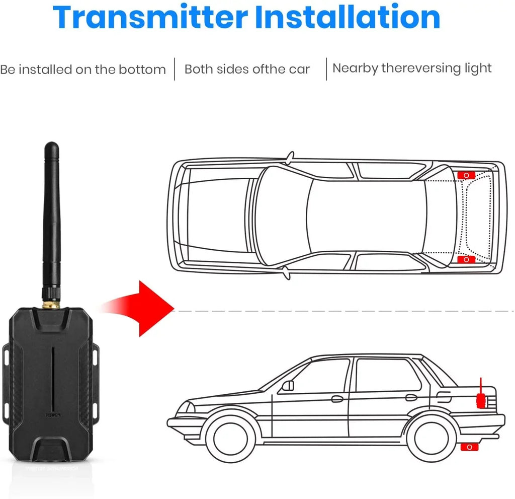 Rear Reversing System Vehicles Backup Trucks, Oem View for Super (T1400U) Car Camera Wireless Backup Look Night for Mirror Vision Camera Camera Auto-Vox