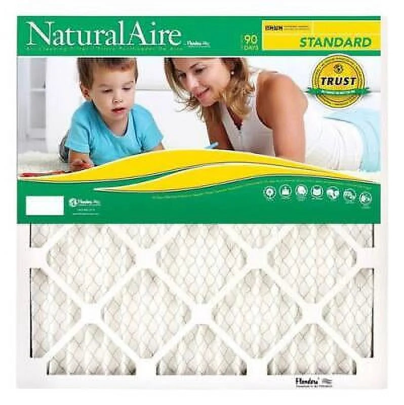 x in. Flanders Pleated of W Air in. 1 21-1/2 NaturalAire in. 16-1/2 MERV H 8 D (Pack 12) Filter x