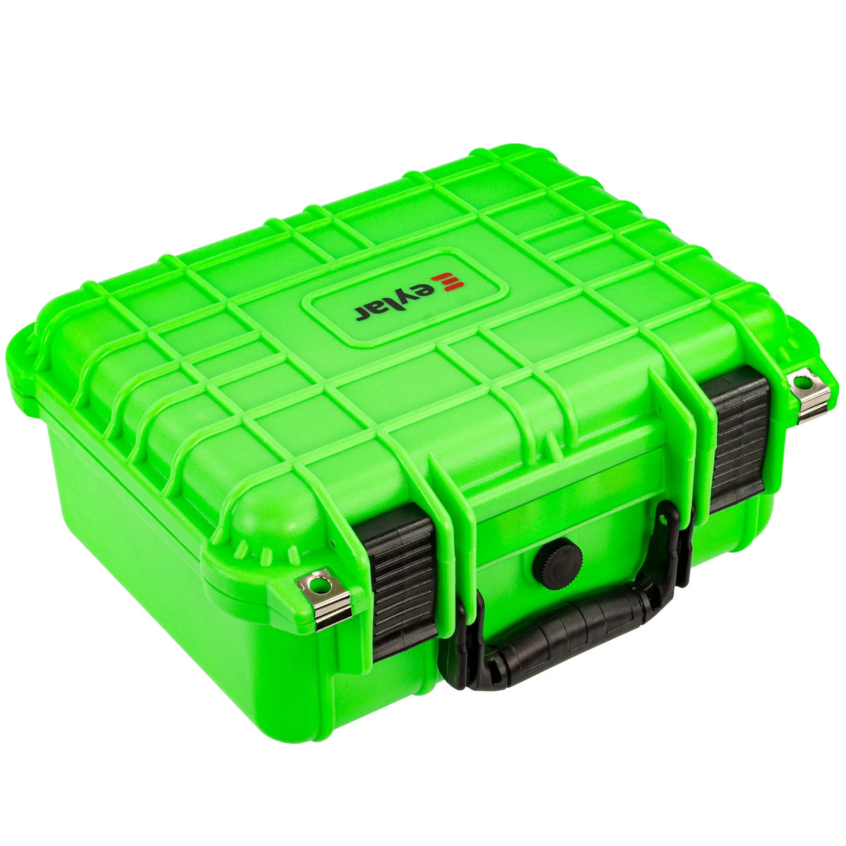 and Green Case Neon Camera Waterproof inch with Foam Hard 13.37 Gear Eylar