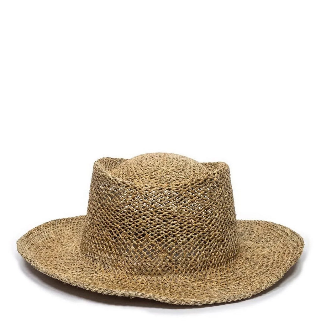 Hat-Natural Cap exterior Straw STW-100 Gambler