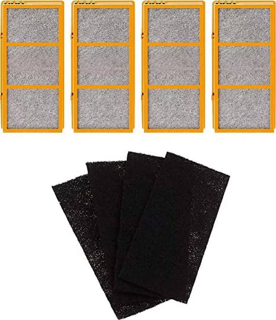 Purifier Filter Grabber True Filter Air + Carbon HAPF30AS-U4R For with Replacement Smoke Activated Filters) Pre Air 3-in-1 4 HEPA AER1 Carbon Filters HEPA (4 Holmes