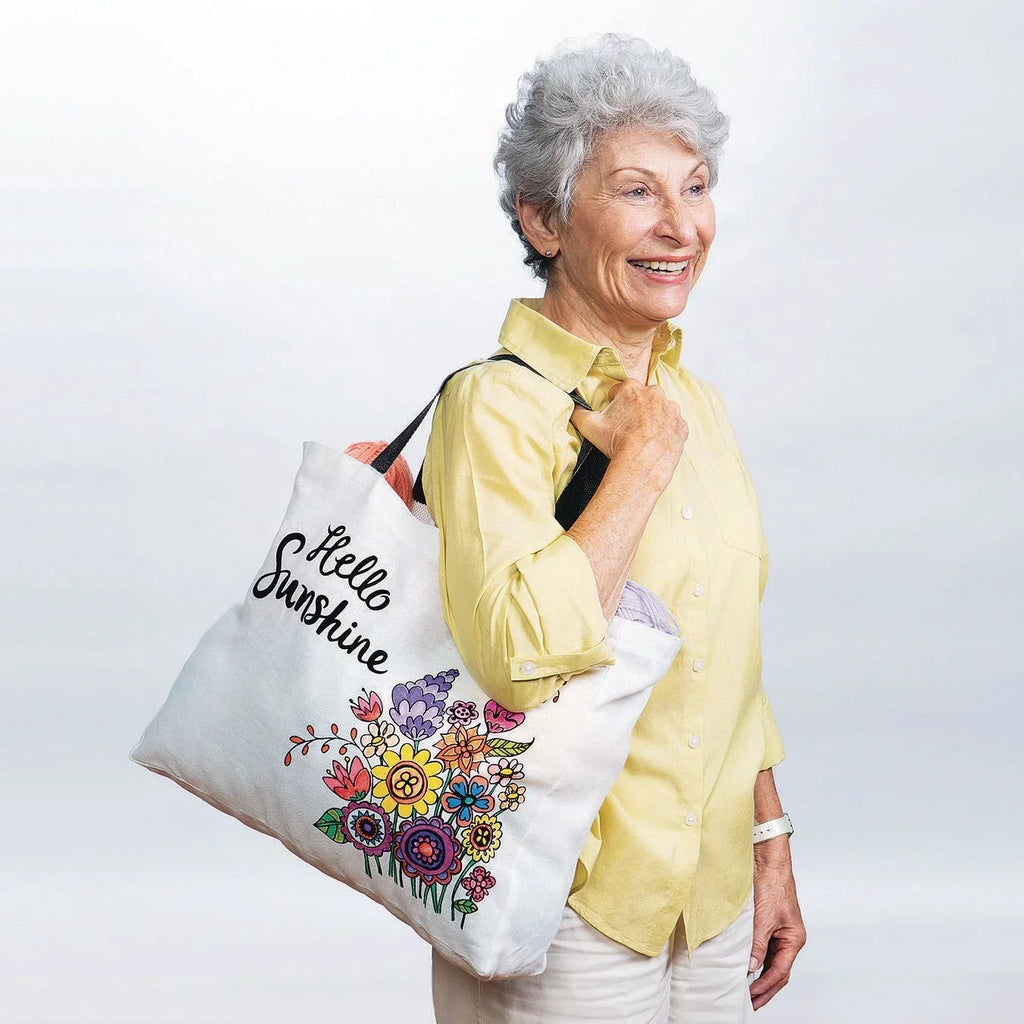 Art of (Pack Velvet 12) Bag Sunshine Hello Tote