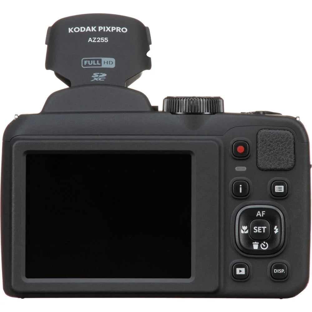 Warranty + Digital 64GB Camera AZ255 Spider - PIXPRO Kodak 1 Yr Tripod (Black) +