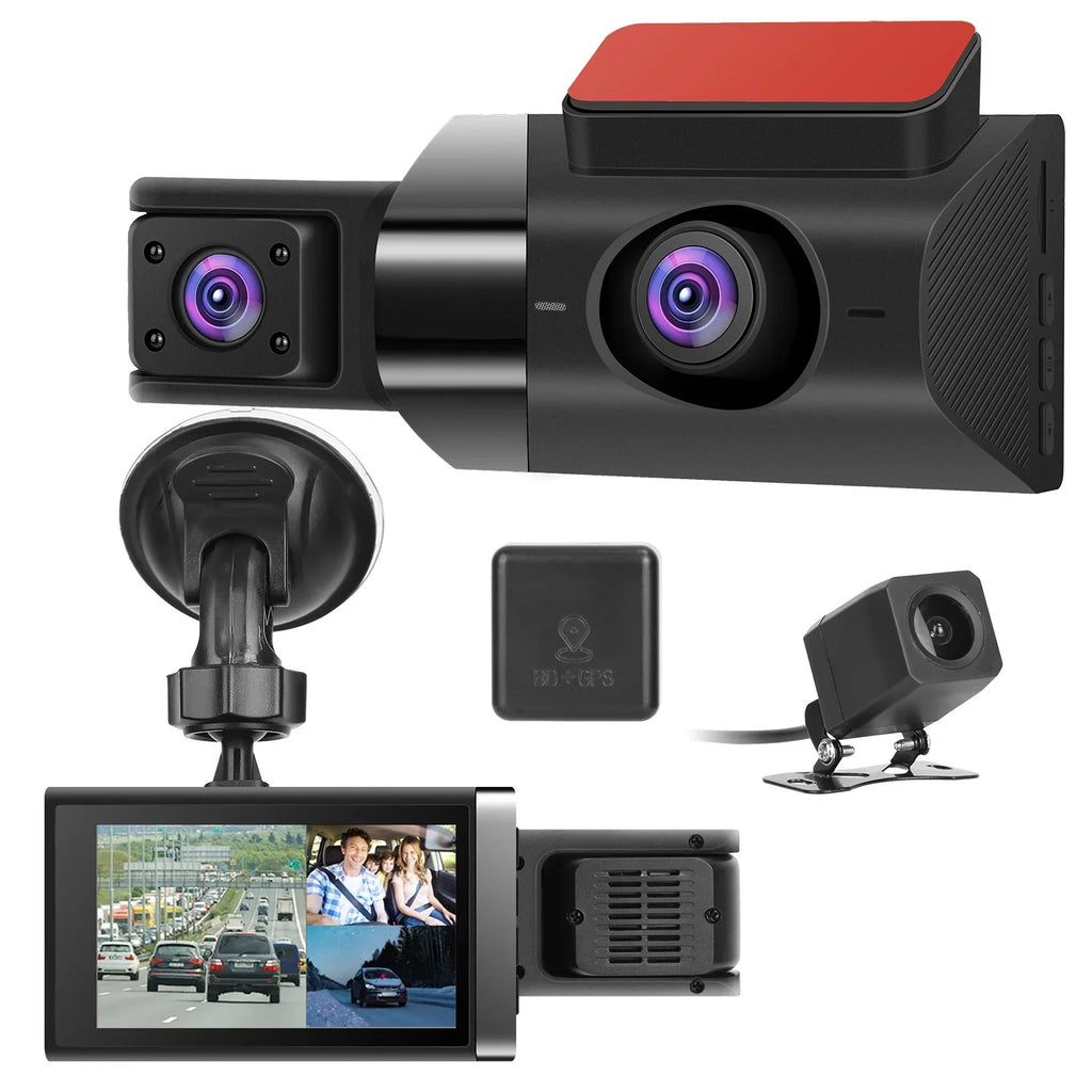 Full HD 2K G-Sensor Parking Recording Night iMounTEK with GPS Monitor Loop Dash Vision DVR Car 140° Recorder Dashcam Video Car Cam Angle