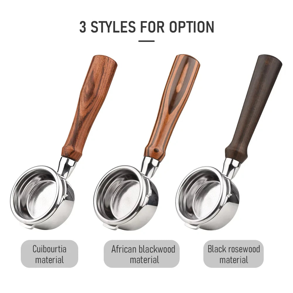 Cup Wooden Naked Barsetto Stainless For Ba101 3 Ears Steel Filter Coffee Calphalon Ba102 Bottomless Handle Temp Basket Portafilter 58Mm Replacement Iq