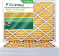 HVAC 20x25x2 (3-Pack) Pleated 11 Filterbuy Filters MERV Furnace AC Air