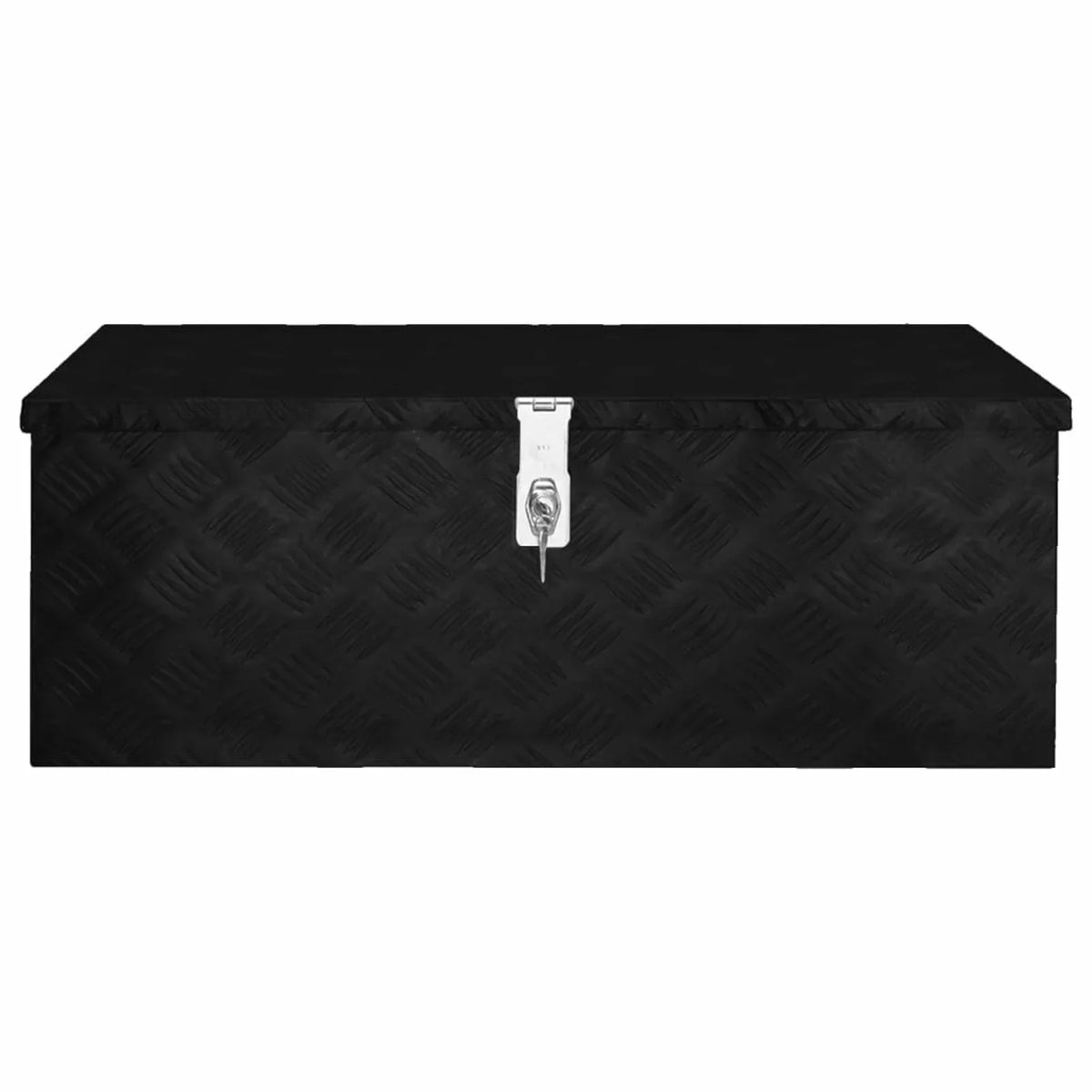 Organizer Case Garage, W Black H) Storage x x Camping Dcenta 11.8 Vehicle, Tool Trip 31.5 Underbody Inches Toolbox 15.4 Box Box for Trailer x (L Lockable Aluminum x Truck