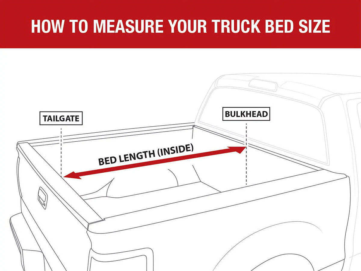 5' with Compatible Tonneau TCF371066 Cover | Soft Truck Ranger Bed (61") | 2019-2024 Tri-fold Bed MaxMate